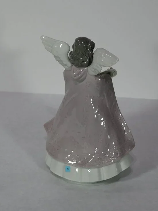Vintage Lladro "ANGEL Navidad Cantante" Tree Topper #5831 w/Original Box - Picture 3 of 7